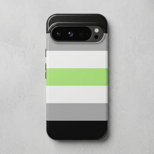 Agender Pride Google Pixel Phone Case – LGBTQ Protective Cover for Pixel 6 7 8 9