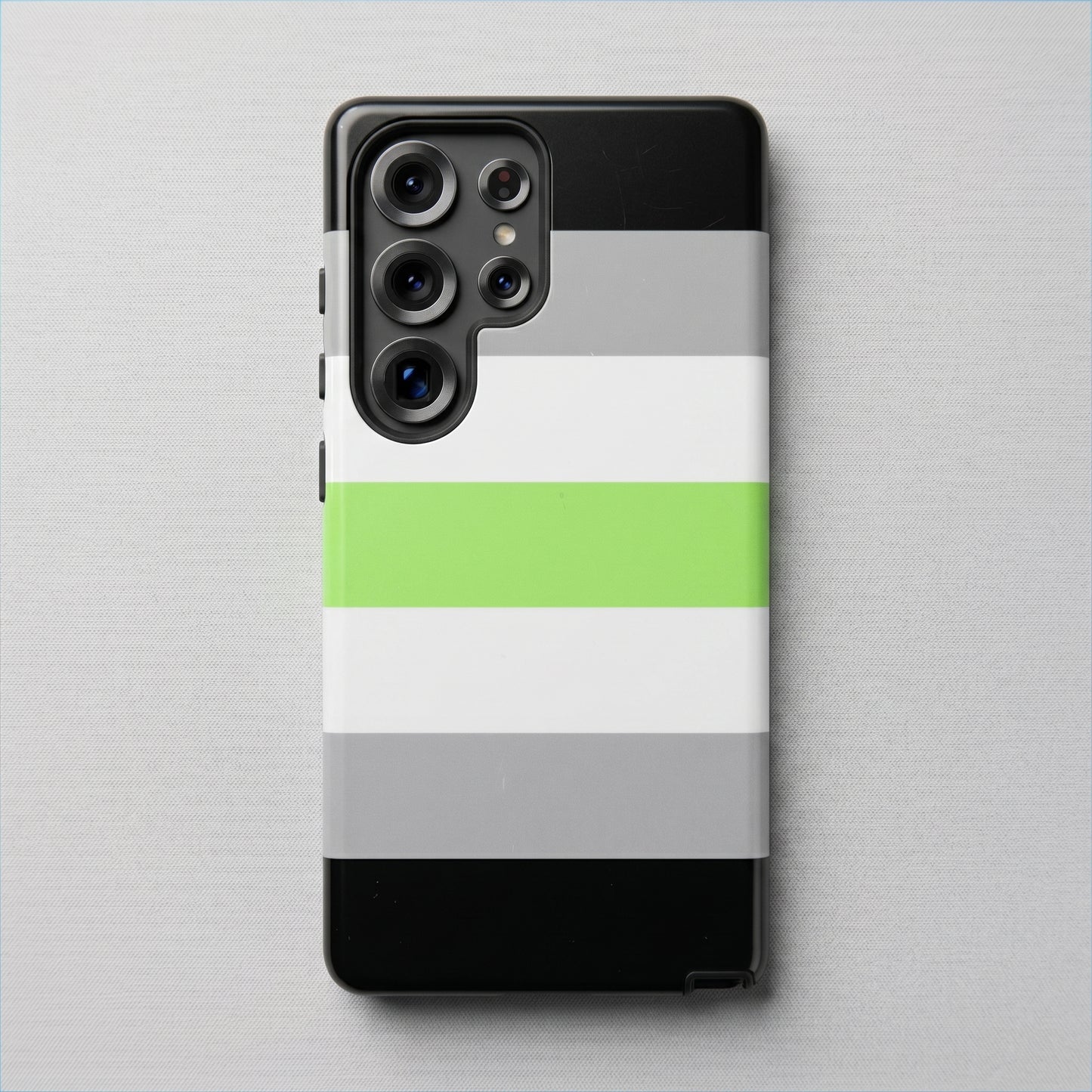 Agender Pride Samsung Phone Case – LGBTQ Flag Protective Cover for Galaxy S21 S22 S23 S24 S25